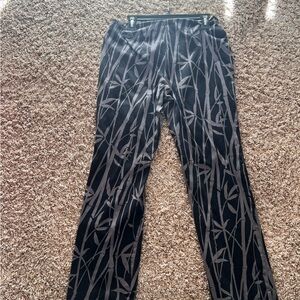 INC International Concepts Black and Gray Wide Leg Pants